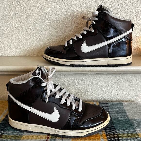 Nike Dunk Mens High Premium Brown Casual Sneaker Mens Shoes Size 8 Sporty Y2K - Picture 14 of 16